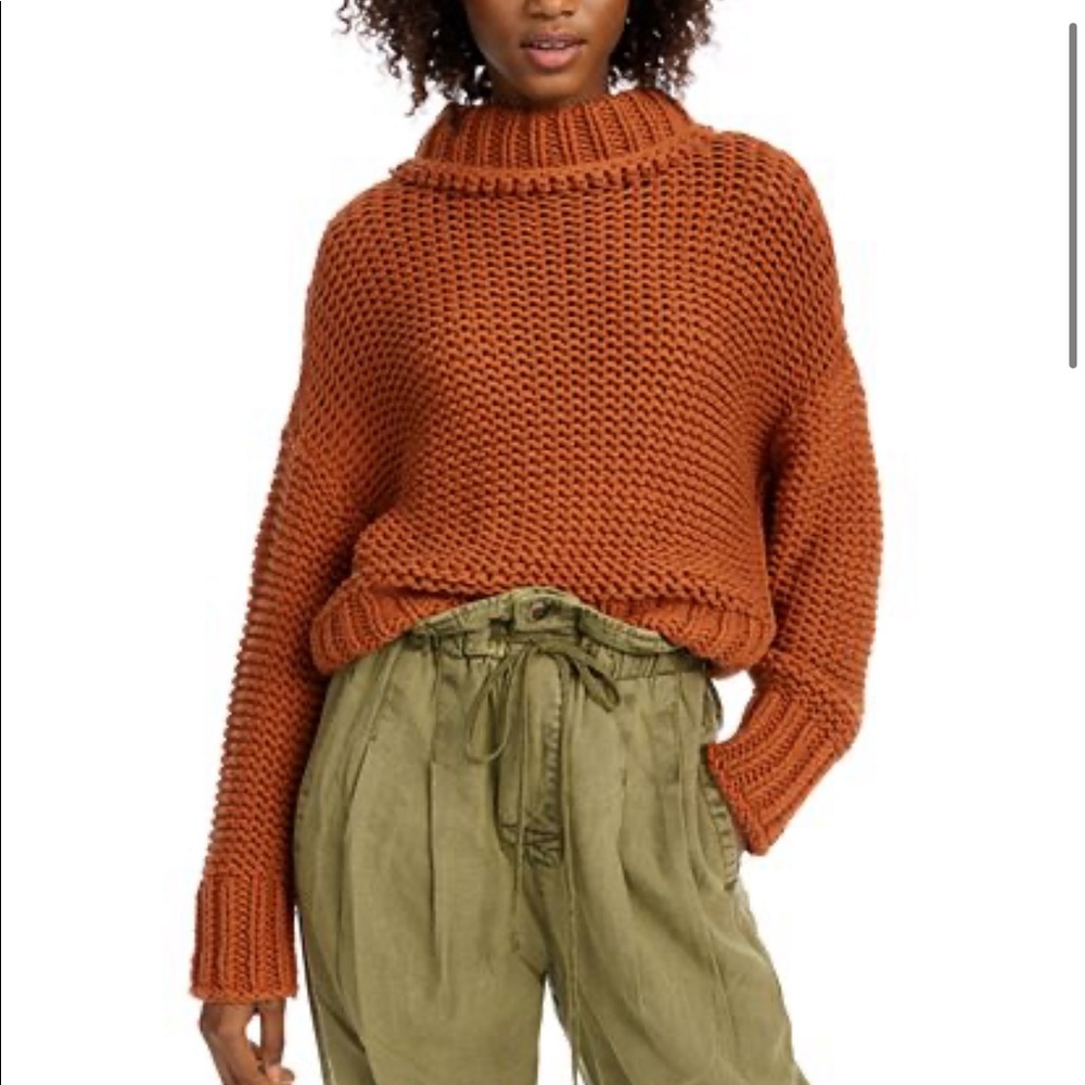 NWOT FREE PEOPLE SWEATER BLACK - Picture 5 of 6
